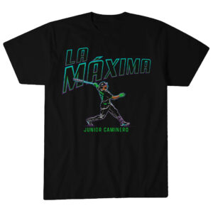 Unisex Tampa Bay Rays Junior Caminero La Maxima Graphic Shirt for Baseball Fans