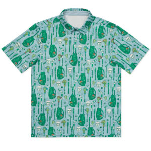 Unisex Teenage Mutant Ninja Turtles Jones Sporting Goods Graphic Polo Shirt for Cartoon Fans