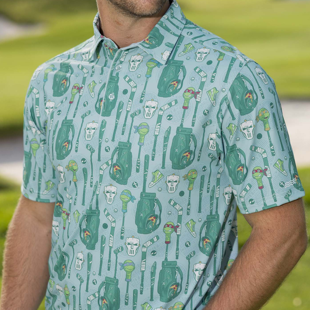 Unique Unisex Teenage Mutant Ninja Turtles Jones Sporting Goods Graphic Polo Shirt for Cartoon Fans 2 Unique Unisex Teenage Mutant Ninja Turtles Jones Sporting Goods Graphic Polo Shirt for Cartoon Fans - Image 2