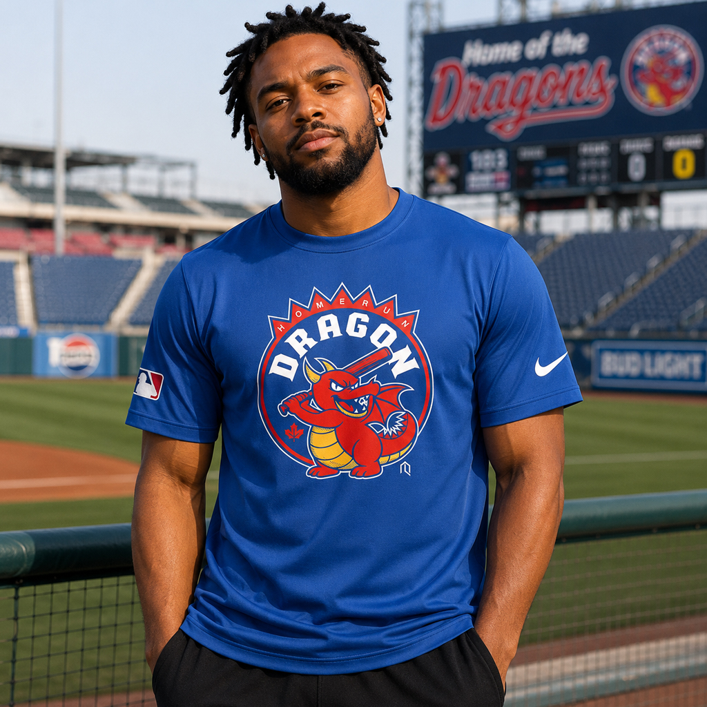 Unisex Toronto Blue Jays Home Run Dragon 2026 Graphic Shirt for Baseball Fans 4 Unisex Toronto Blue Jays Home Run Dragon 2026 Graphic Shirt for Baseball Fans - Image 4