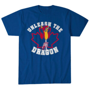 Unisex Toronto Blue Jays Unleash The Dragon Graphic Shirt for Baseball Fans