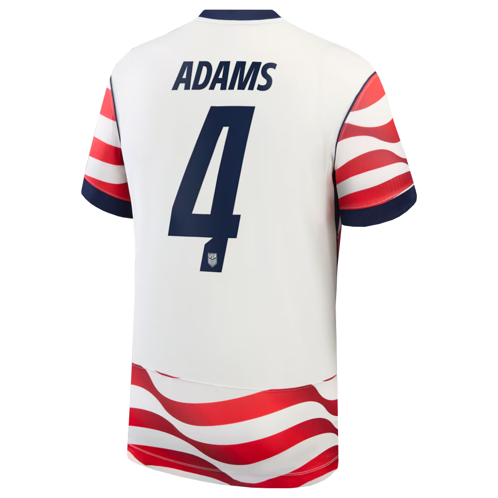 Unisex Tyler Adams USMNT 2026 Home Stadium Soccer Jersey for Soccer Fans 3 Unisex Tyler Adams USMNT 2026 Home Stadium Soccer Jersey for Soccer Fans - Image 3