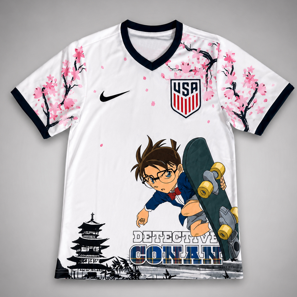 Unisex USA Soccer Team x Conan Soccer Jersey for Soccer and Animation Fans 1 Unisex USA Soccer Team x Conan Soccer Jersey for Soccer and Animation Fans