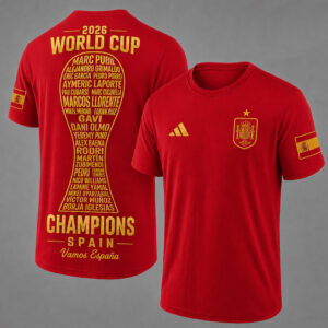 Unisex Vamos España Spain World Cup 2026 Champions Graphic Shirt for Soccer Fans