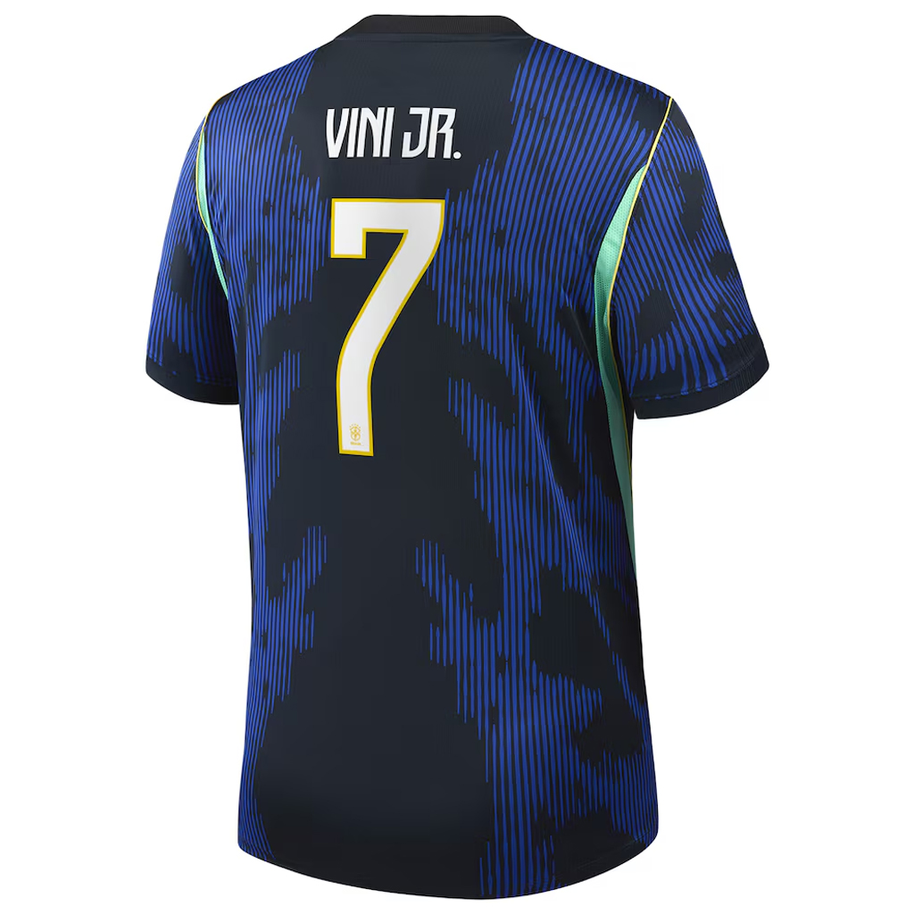 Unisex Vinicius Junior Brazil National Team 2026 Away Stadium Soccer Jersey for Soccer Fans 3 Unisex Vinicius Junior Brazil National Team 2026 Away Stadium Soccer Jersey for Soccer Fans - Image 3