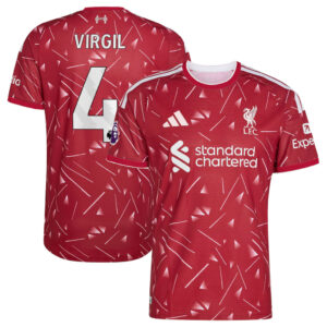 Unisex Virgil van Dijk Liverpool 2026-2027 Home Stadium Soccer Jersey for Soccer Fans