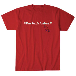 Unisex Washington Capitals Alex Ovechkin I'm Back Babes Graphic Shirt for Hockey Fans