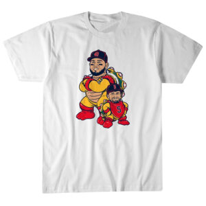 Unisex Willson Contreras and Caleb Durbin Bowser And Mini Bowser Graphic Shirt for Baseball Fans