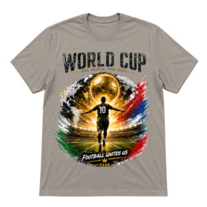 Unisex World Cup 2026 One World One Goal Graphic T-Shirt for Soccer Fans