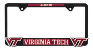 Virginia Tech Alumni Black 2026 License Plate Frame