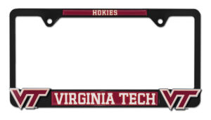 Virginia Tech Hokies Black 2026 License Plate Frame