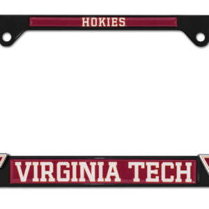 Virginia Tech Hokies Black 2026 License Plate Frame