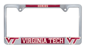 Virginia Tech University Hokies 2026 License Plate Frame