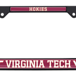 Virginia Tech Hokies Black 2026 License Plate Frame