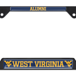 West Virginia University Alumni Black 2026 License Plate Frame
