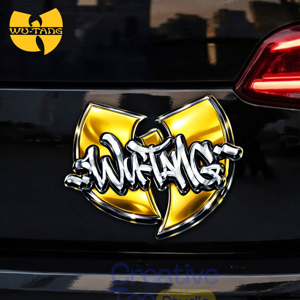 Wu-Tang Clan Car Name Badge Emblem Version 1 1 Wu-Tang Clan Car Name Badge Emblem Version 1
