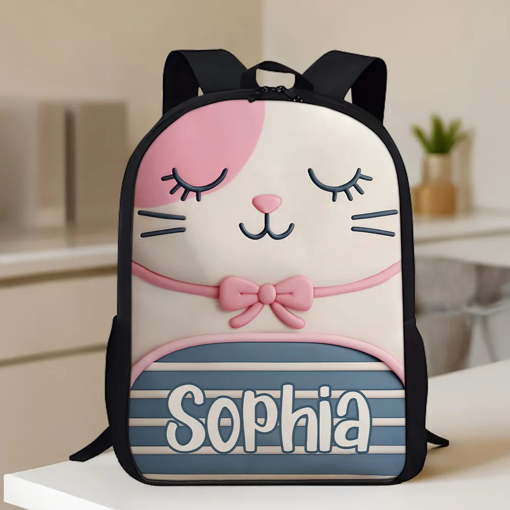 Custom Printed Back-to-School Backpack for Students with Personalized Name 6 Custom Printed Back-to-School Backpack for Students with Personalized Name - Image 6