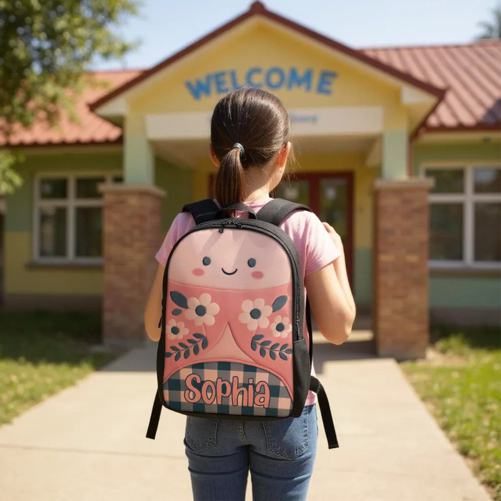 Custom Printed Back-to-School Backpack for Students with Personalized Name 12 Custom Printed Back-to-School Backpack for Students with Personalized Name - Image 12