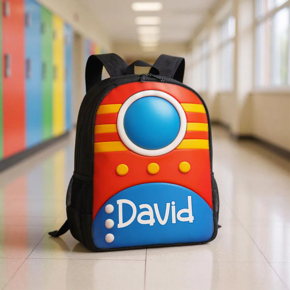 Custom Printed Back-to-School Backpack for Students with Personalized Name 13 Custom Printed Back-to-School Backpack for Students with Personalized Name - Image 13