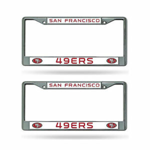 San Francisco 49ers Team 2026 License Plate Frame for Football Fans