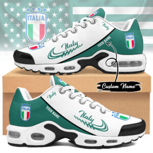 Custom Name Italy Football Team Air Cushion Sneakers