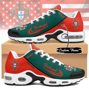 Custom Name Portugal Football Global Soccer Event 2026 Air Cushion Sneakers