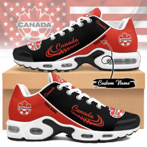 Custom Name Canada Football Global Soccer Event 2026 Air Cushion Sneakers