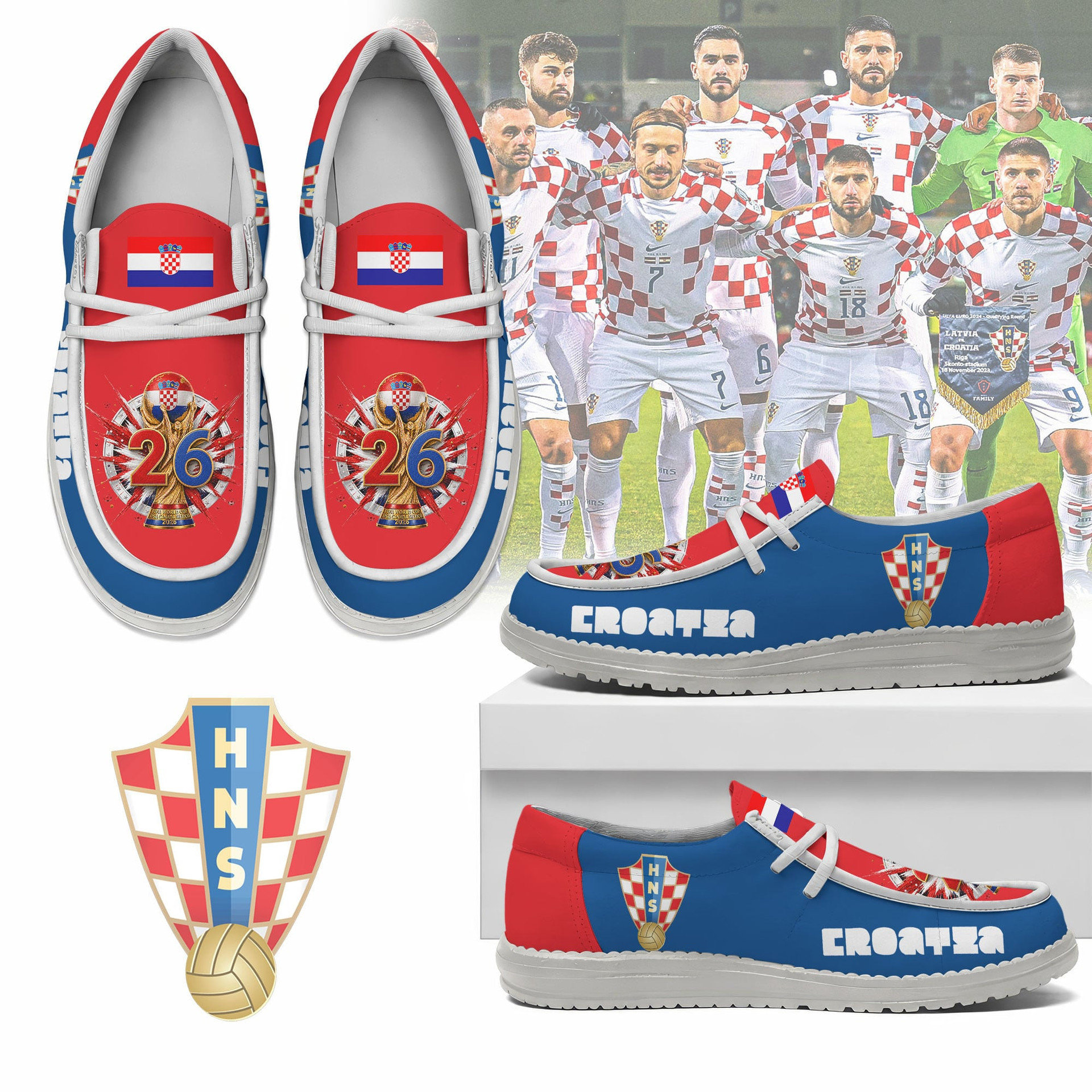 Global Soccer Event 2026 Croatia Soccer Team Hey Dude Shoes 1 Global Soccer Event 2026 Croatia Soccer Team Hey Dude Shoes