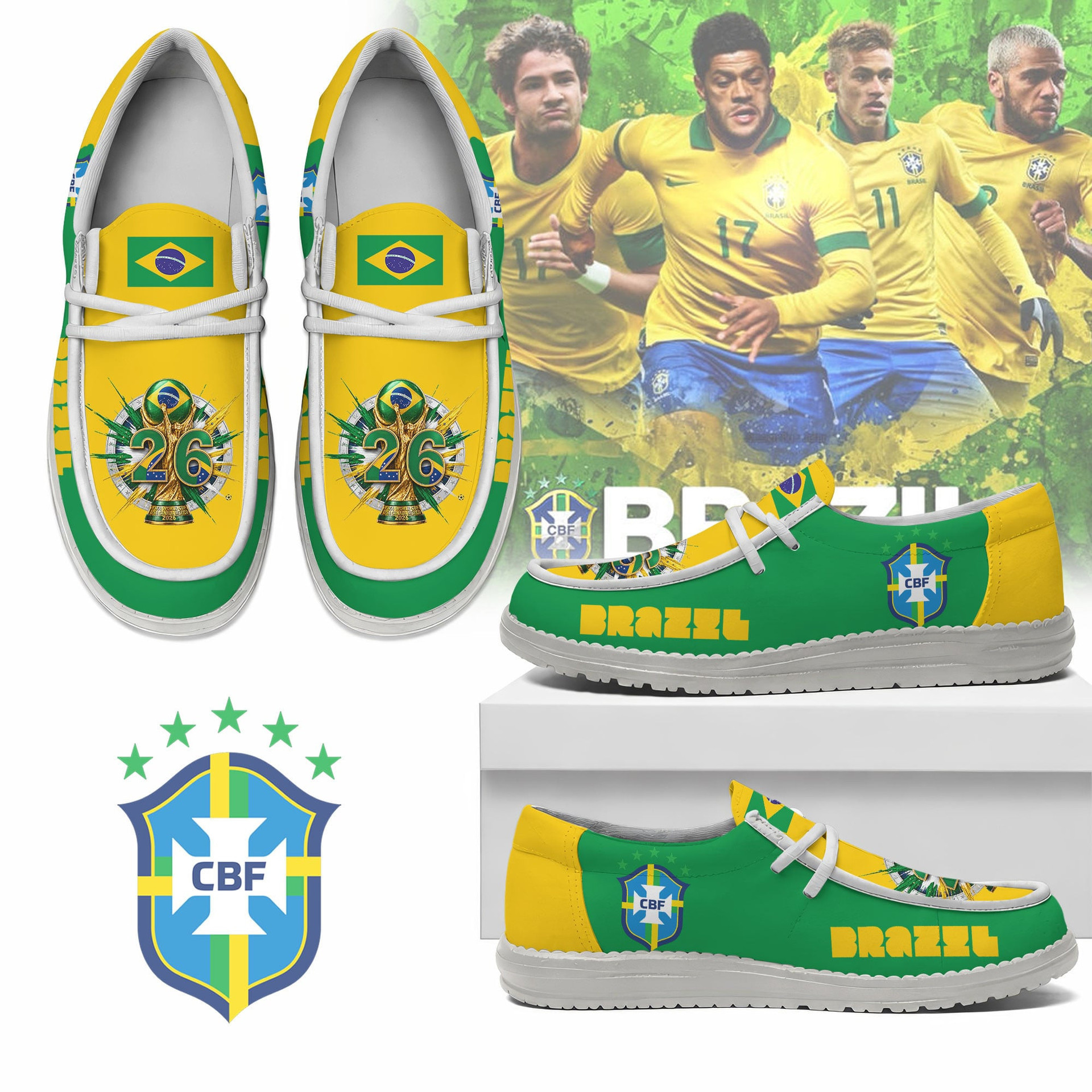 Global Soccer Event 2026 Brazil Soccer Team Hey Dude Shoes 1 Global Soccer Event 2026 Brazil Soccer Team Hey Dude Shoes