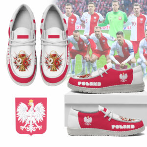 Poland Soccer Team 2026 Hey Dude Shoes