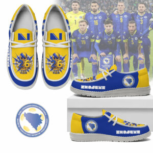 Global Soccer Event 2026 Bosnia And Herzegovina Soccer Team Hey Dude Shoes