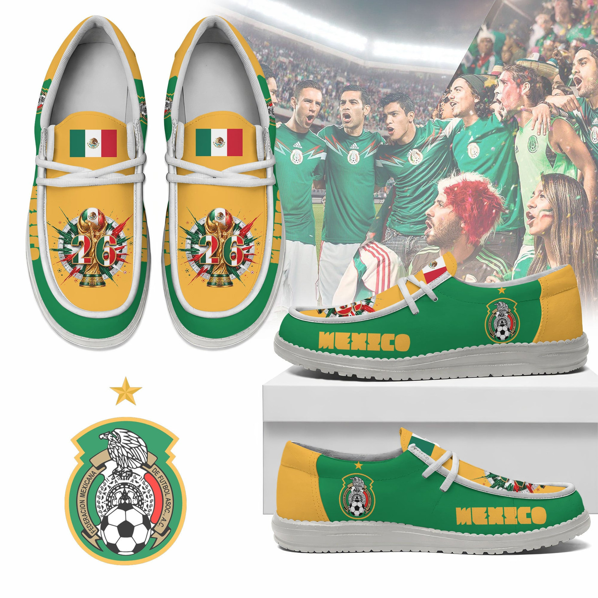 Global Soccer Event 2026 Mexico Soccer Team Hey Dude Shoes 1 Global Soccer Event 2026 Mexico Soccer Team Hey Dude Shoes
