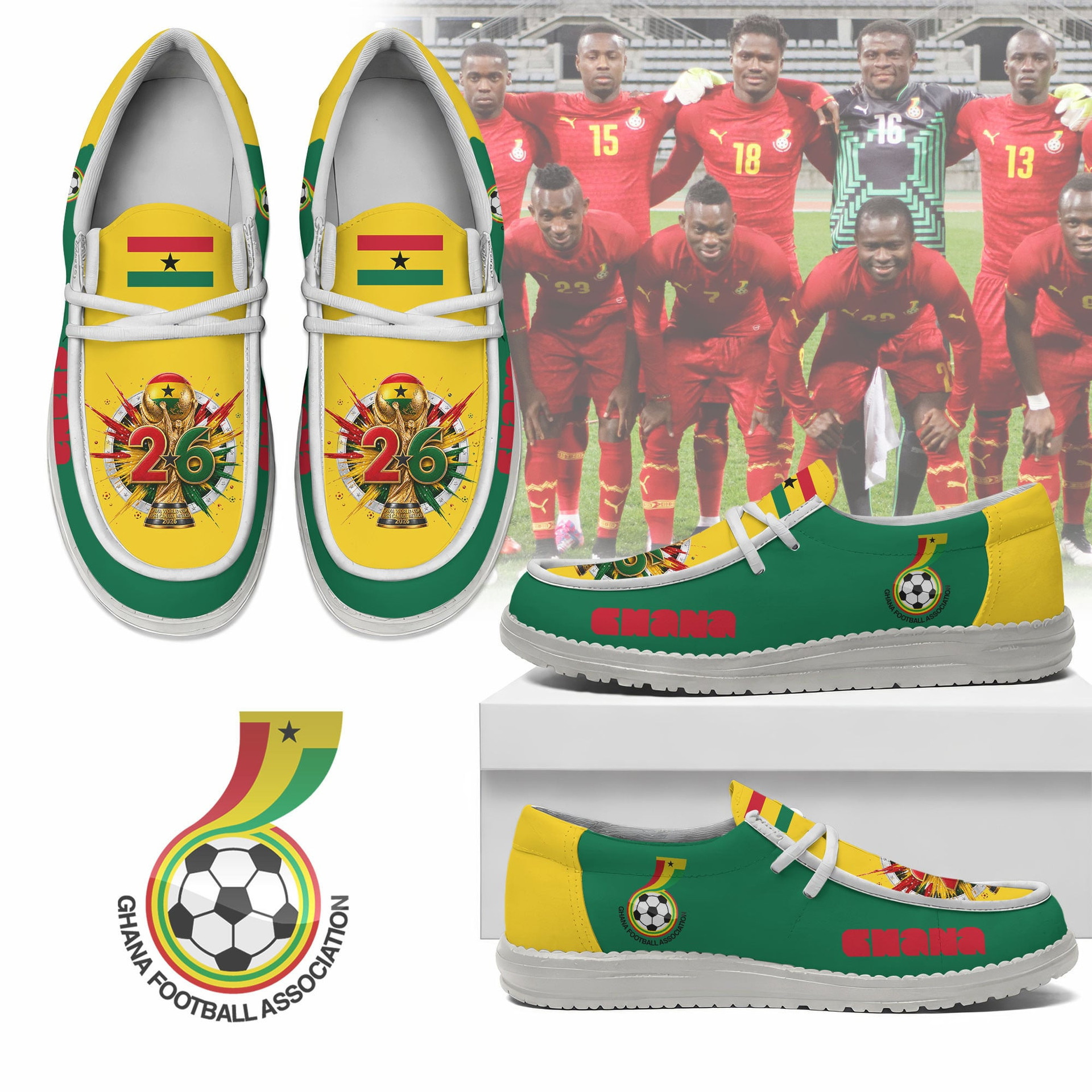 Global Soccer Event 2026 Ghana Soccer Team Hey Dude Shoes 1 Global Soccer Event 2026 Ghana Soccer Team Hey Dude Shoes