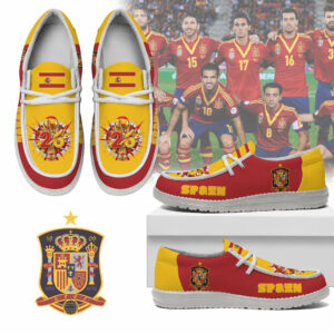 Global Soccer Event 2026 Spain Soccer Team Hey Dude Shoes
