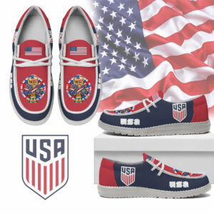 Global Soccer Event 2026 USA Soccer Team Hey Dude Shoes