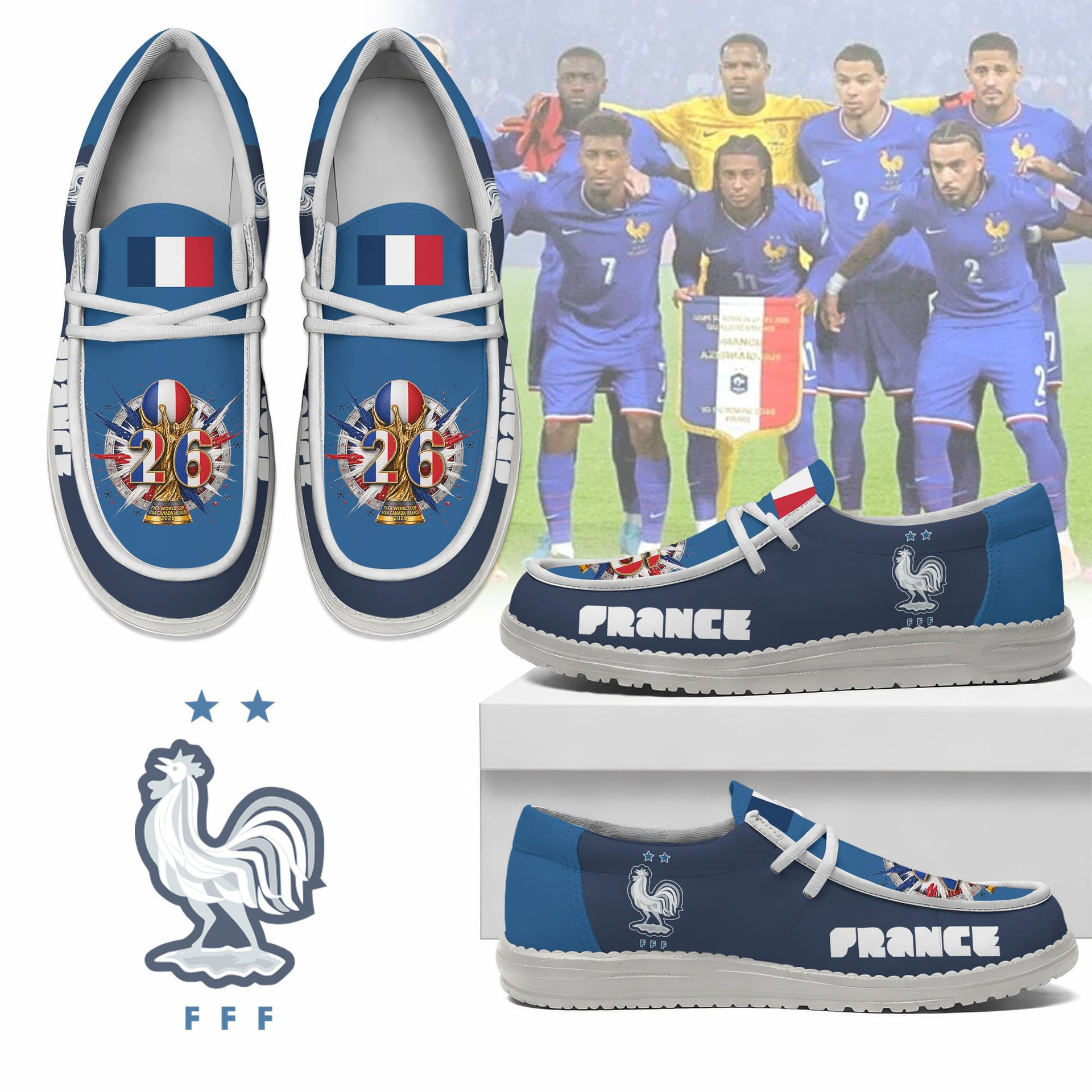 Global Soccer Event 2026 France Soccer Team Hey Dude Shoes 1 Global Soccer Event 2026 France Soccer Team Hey Dude Shoes