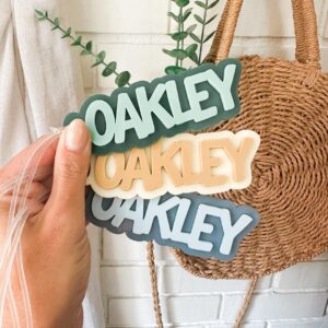Bag Tag Laser Cut Custom For Travel Bags Customizable Text
