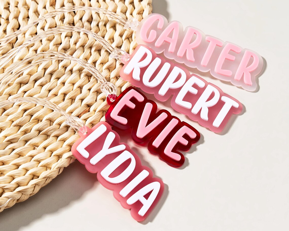 Custom 3D Layered Translucent Name Tag for Backpacks and Travel Bags 3 Custom 3D Layered Translucent Name Tag for Backpacks and Travel Bags - Image 3