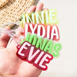 Custom 3D Layered Translucent Bag Tag for Everyday Backpacks and Travel Luggage