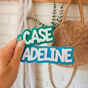 Vibrant Custom 3D Layered Name Tag for Backpacks and Travel Luggage