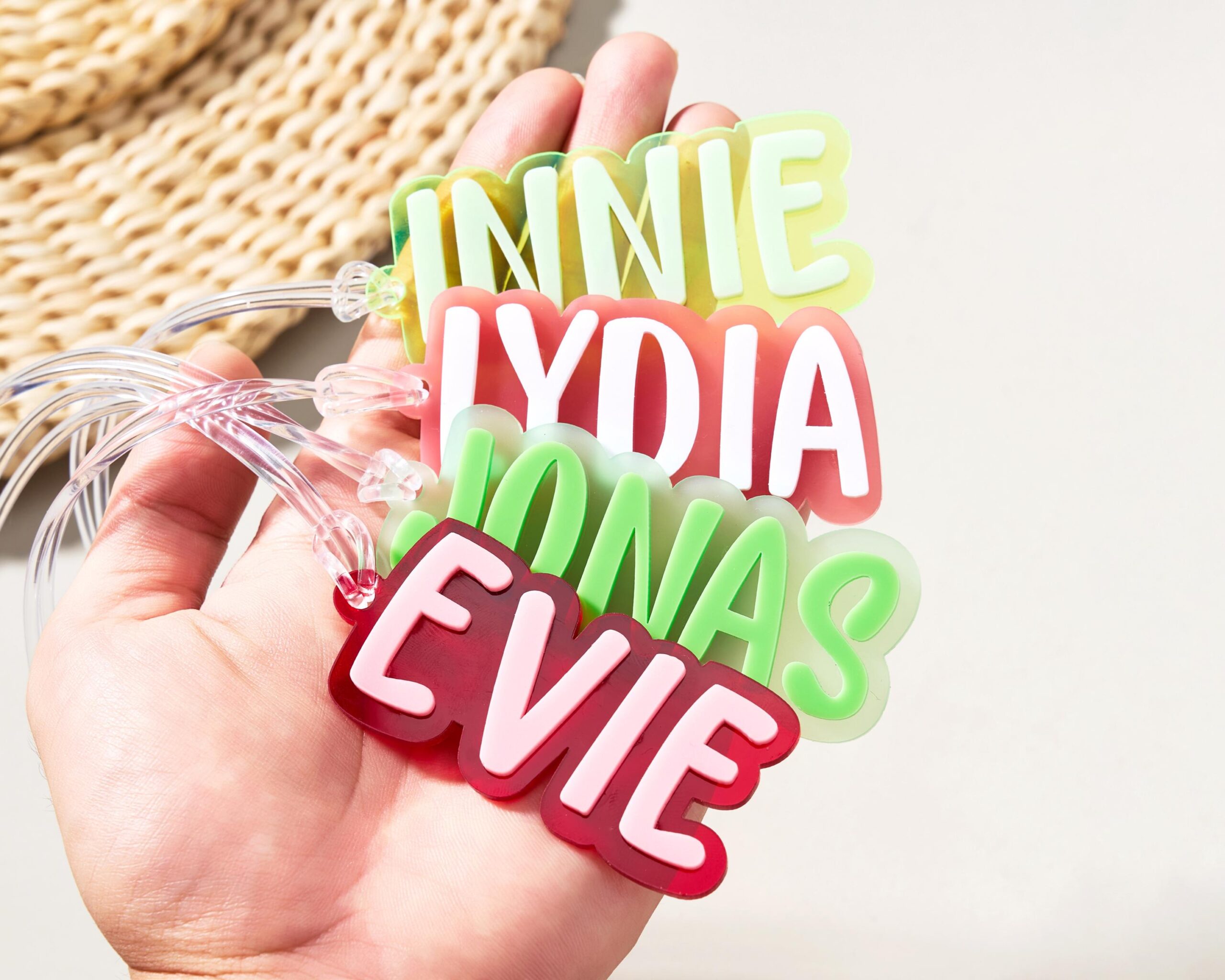 Custom 3D Layered Translucent Name Tag for Backpacks and Travel Bags 2 Custom 3D Layered Translucent Name Tag for Backpacks and Travel Bags - Image 2