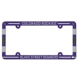 Colorado Rockies Full Color Special Edition 2026 License Plate Frame Frame for Baseball Fans