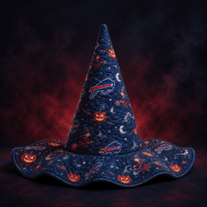 Buffalo Bills Jack O Lantern Halloween Quilted Witch Hat