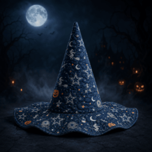 Dallas Cowboys Halloween Celestial Quilted Witch Hat
