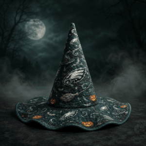 Philadelphia Eagles Halloween Quilted Witch Hat