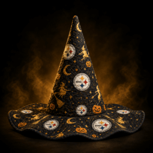 Pittsburgh Steelers Halloween Quilted Witch Hat