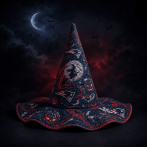 New England Patriots Halloween Quilted Witch Hat