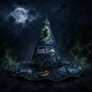 Seattle Seahawks Halloween Quilted Witch Hat