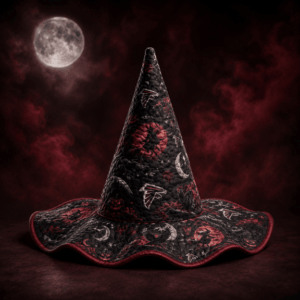 Atlanta Falcons Halloween Moon Pumpkin Quilted Witch Hat