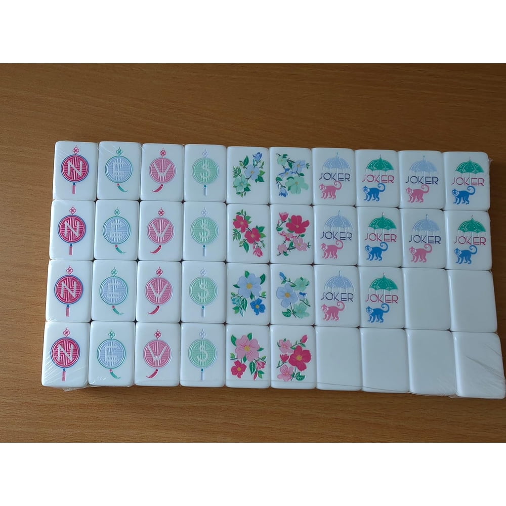 Light Purple American Mahjong Set - 160 Acrylic Tiles, Mat, Storage Bag & Accessories 4 Light Purple American Mahjong Set - 160 Acrylic Tiles, Mat, Storage Bag & Accessories - Image 4